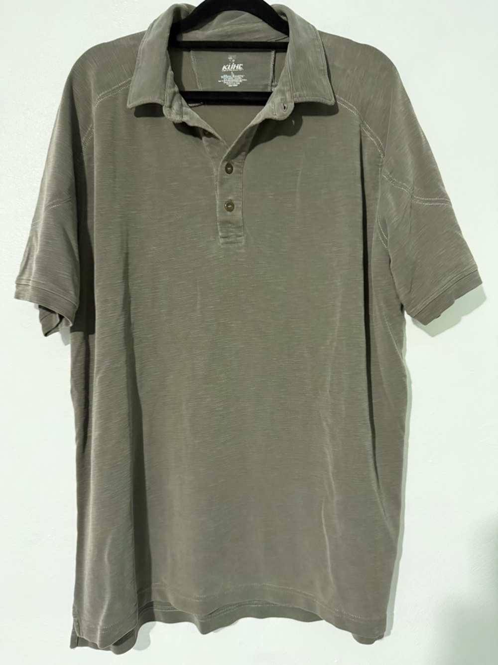 Kuhl Men's Olive Green Short Sleeve Polo